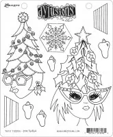 Tree Topper - Rubber Stamps - Dylusions