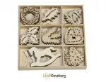 Cristmas Decoration - Wood Ornament Box