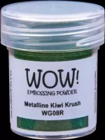 WOW Embossing Powder - Metalline Kiwi Krush - Regular
