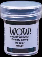 WOW Embossing Powder - Primary Ebony Regular