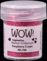 wow embossing powder Marion Emberson Colour Blends Raspberry Cream