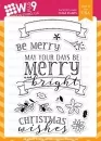 be merry clear stamps wplus9