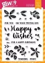 Happy Wishes - Stempel