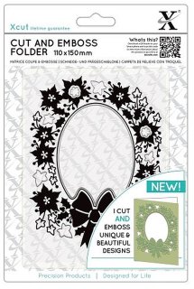 Wreath Aperture - Cut & Emboss Folder - Xcut